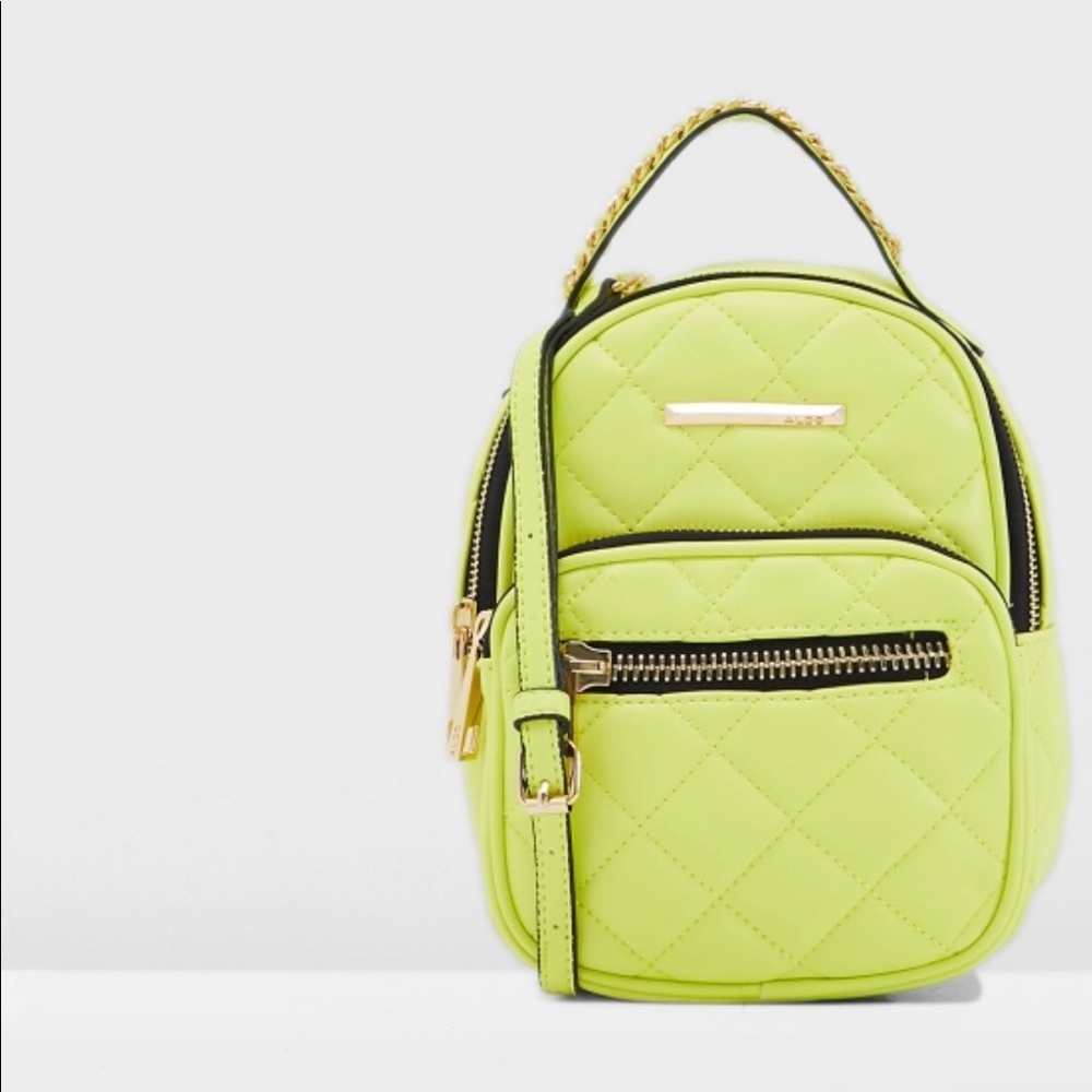 Aldo neon mini backpack